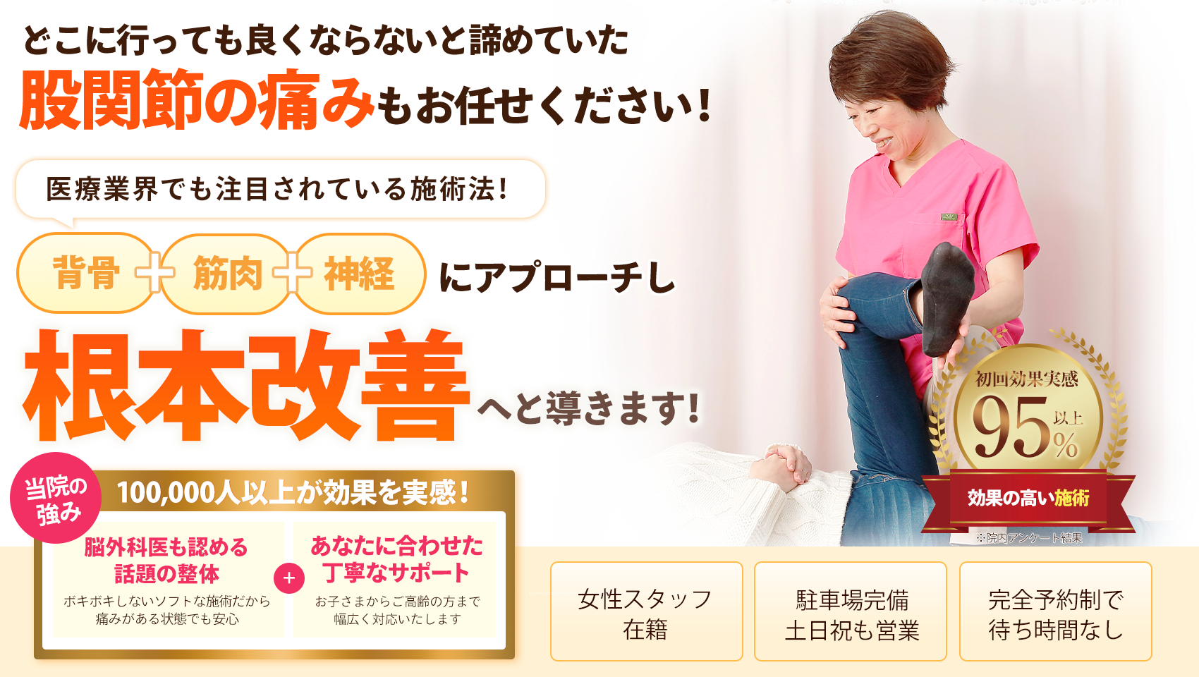 股関節の痛みTOP