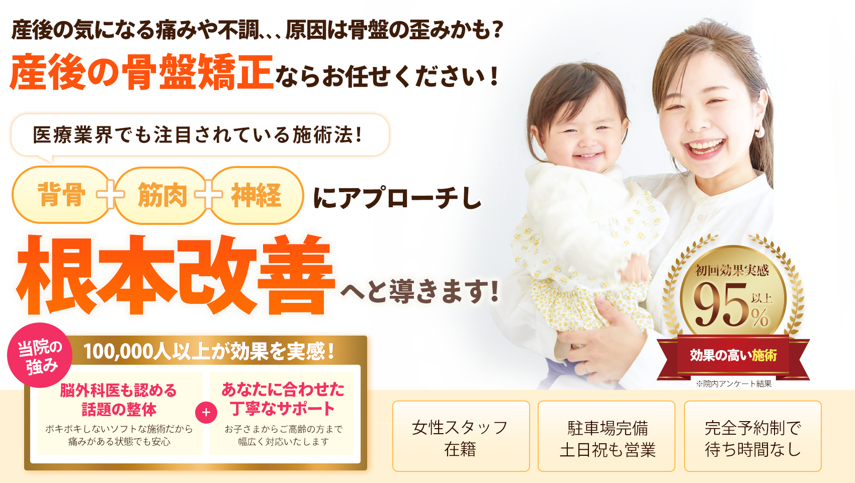 産後の骨盤矯正TOP