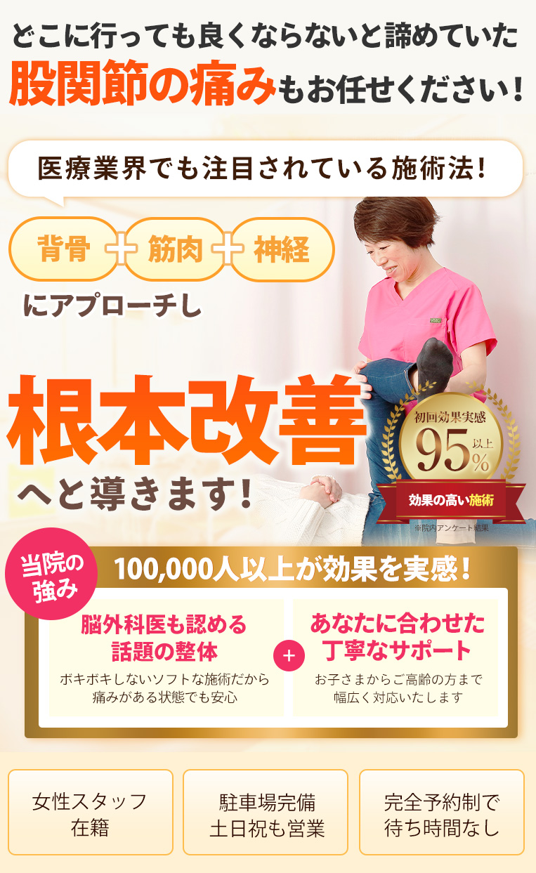 股関節の痛みTOP