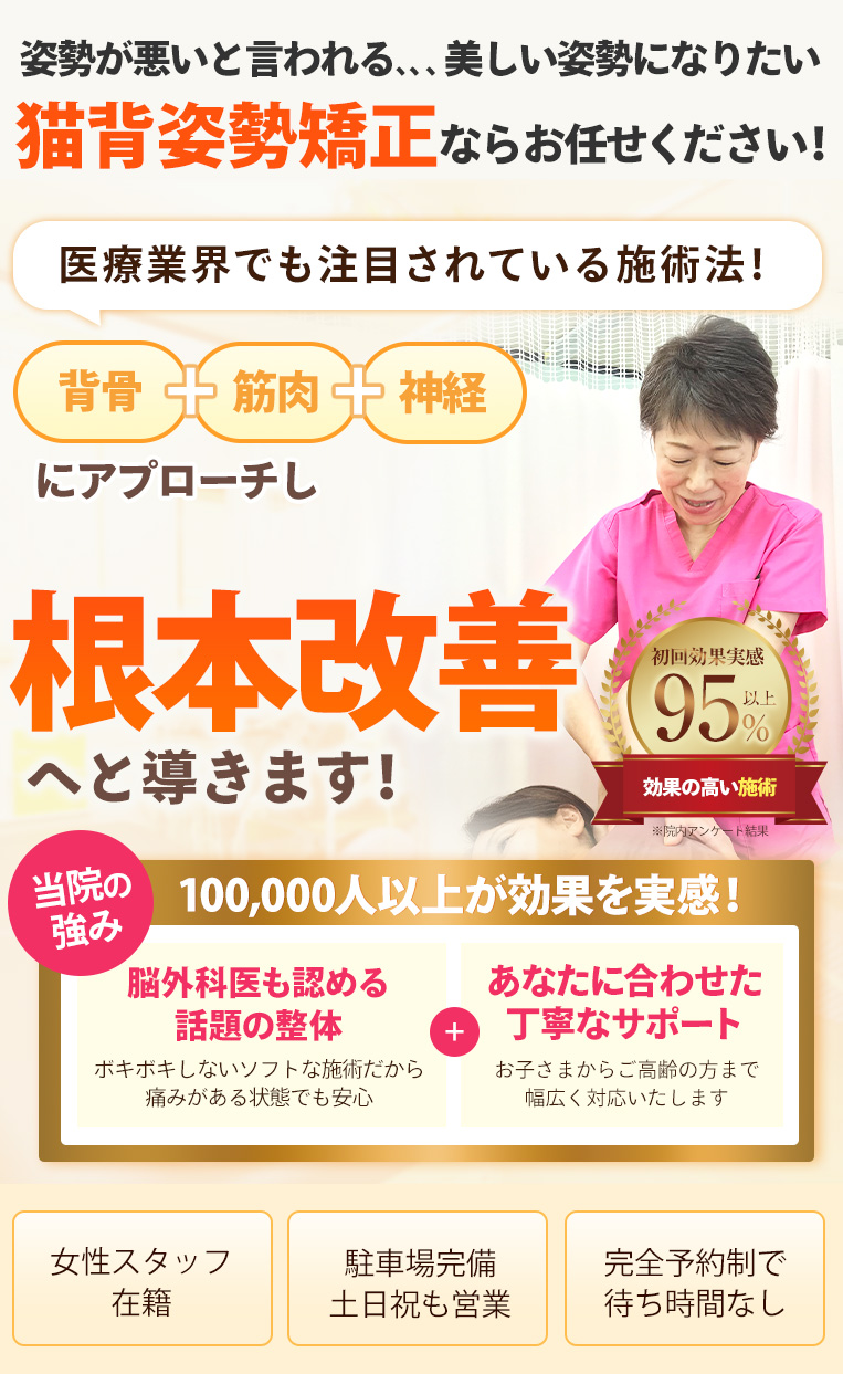 猫背姿勢矯正TOP